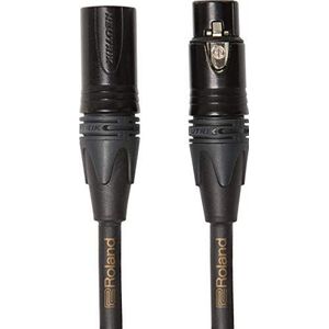 Roland Gold Series Symmetrische microfoonkabel - Neutrik XLR mannelijk lengte 4,5 m - RMC-G15