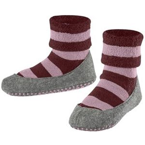 FALKE Cosyshoe K HP wollen noppen op de zool, 1 paar sokken, uniseks, kinderen, Roze (Almond Blossom 8441) - Strepen