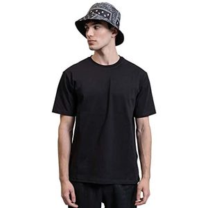 Gianni Lupo GLW8727 heren t-shirt korte mouwen zwart L zwart S-XXL, zwart.