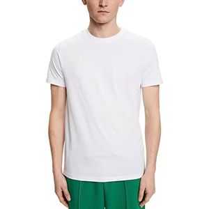 ESPRIT 993ee2k303 T-shirt voor heren, Wit