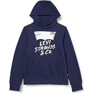 Levi's Kids SKETCHED Logo Pullover Hoodie, EG571, hoodie voor jongens, NAVAL ACADEMY