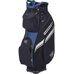 Wilson Staff golftas, EXO II, Trolley, tot 14 clubs, zwart/blauw, 2,3 kg, WGB6650BU