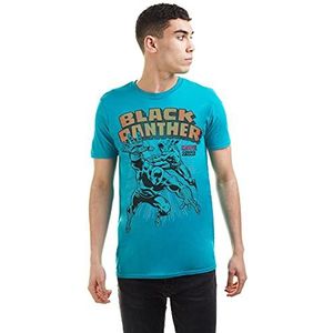 Marvel Black Panther Combat T-shirt voor heren, jade koepel