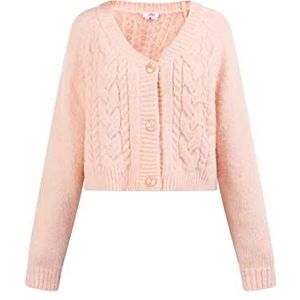 myMo Cardigan pour femme 12425460, Rose, XS-S