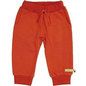 loud + proud Pantalon de survêtement pour fille, certifié GOTS, terracotta, 164