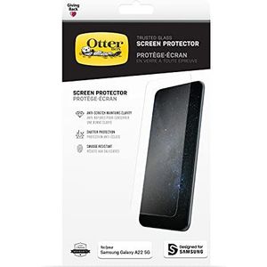 OtterBox Displaybescherming - Trusted Glass voor Samsung Galaxy A22 5G, gehard glas, valbescherming voor bescherming tegen splinters