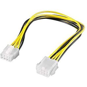 Wentronic CAK S-12 PCI Express EPS 8-pin Power 0.28m Geel - Elektrische kabel (geel, 0,28 m)