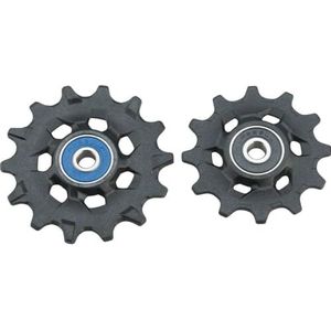 SRAM X01 X01 Adler kettingschakeling X-Sync Pulleys 2 riemschijven, uniseks, volwassenen, zwart, 12 versnellingen