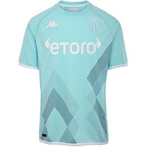 Kappa Kombat Gk Monaco T-shirt, uniseks, kinderen, blauw/wit, 8 jaar