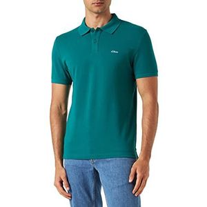 s.Oliver 2131922 Poloshirt voor heren, korte mouwen, Groen 7672