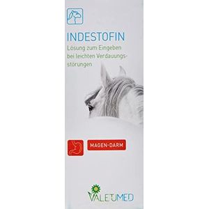 Valetumed Indestofin 100 ml orale oplossing voor lichte spijsverteringen, zuiver natuurproduct, aanvullend voer voor paarden en pony's