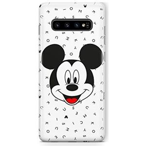 Originele en officiële Disney Minnie en Mickey Mouse hoes voor Samsung S10, TPU siliconen beschermhoes beschermt tegen stoten en krassen