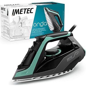 Imetec Zero Calc 8007403090272 Stoomstrijkijzer, 2400 W, zwart en zeewater