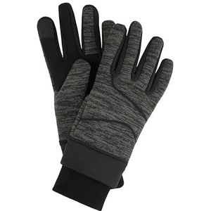 TOM TAILOR 1043444 10617 Gants en tricot pour homme, mélange de noir/gris, L/XL, 10617 - Mélange de gris noir., L-XL