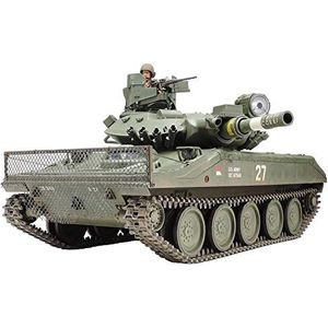 TAMIYA 300036213 1:16 US M551 Sheridan Standmodel, originele schoenplaatje, modellbau, kunststof frame, basteln, hobby, kleben, plastikbauatz, zamenbauen, unlackiert