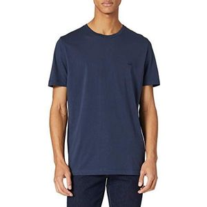 camel active Basic T-shirt met korte mouwen en ronde hals heren T-shirt, Donkerblauw