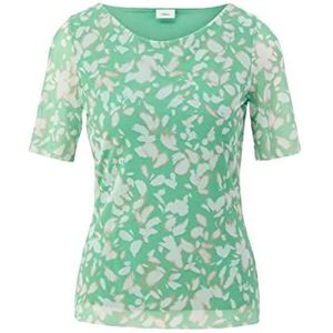 s.Oliver BLACK LABEL T-shirt à manches courtes pour femme, vert, 44