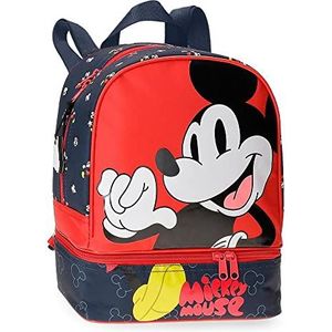 Disney Mickey Mouse Fashion koffer, meerkleurig, lunchrugzak, Meerkleurig, lunch rugzak