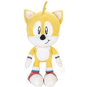 Sonic The Hedgehog - Jakks Jumbo Tails pluche figuur, 50 cm, groot pluche dier, 404794