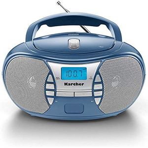 Kärcher RR 5025 FM AUX CD-speler blauw