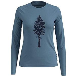 Odlo Alliance Niagara Pine FW19 T-shirt voor dames, lange mouwen, maat L