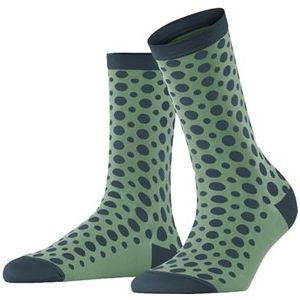 FALKE Mirage Dot W SO, katoen, fantasiemotief, 1 paar damessokken (1 stuk), Nettle groen 7447