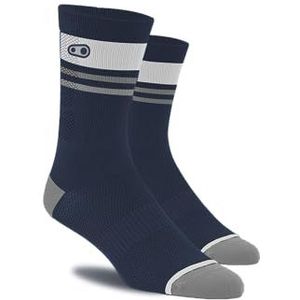 Crankbrothers Icon Chaussettes VTT, bleu marine/blanc, taille unique