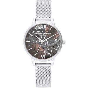 Olivia Burton Klassiek horloge OB16GD23, zilver., Armband