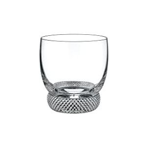 Villeroy en Boch Octavie Whiskyglas, nostalgisch kristalglas met spitse steendecoratie onder de Kuppa, helder, vaatwasmachinebestendig, 360 ml