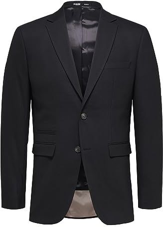 SELETED HOMME Slhslim-neil Blz B Noos Herenjas, zwart.
