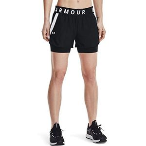 Under Armour Play Up 2-in-1 hardloopshorts, lichte sportbroek voor dames (1 stuk)