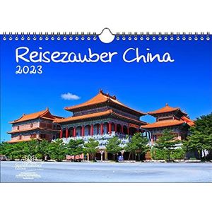 Travel Magie China Kalender A4 voor 2023 China stad en landen - Soulmagie