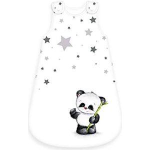 Herding Baby Best Panda-slaapzak 70 cm wit met ritssluiting aan de zijkant en drukknopen