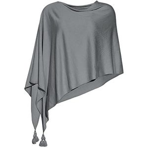 ApartFashion Vest gebreide jas, grijs, Eén maat voor dames, grijs, Eén maat, grijs.