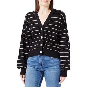 SIDONA Cardigan pour femme, Noir, XS-S