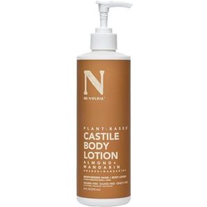 Dr. Natural Castile Body Lotion, Almond, 16 oz - Plant-Based - Parabenvrij, Sulfaatvrij, Cruelty-Free - Gemaakt met Organic Shea Butter - Non-Greasy - Body Lotion for Dry Skin