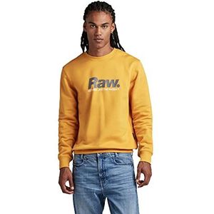 G-STAR RAW Sweatshirt voor fotograaf trui voor heren, Geel (Dull Yellow D22758-C988-1213)