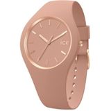 Ice-Watch - ICE Glam Brushed Clay - Roze dameshorloge met siliconen band - 019530, Roze, Medium (40 mm)