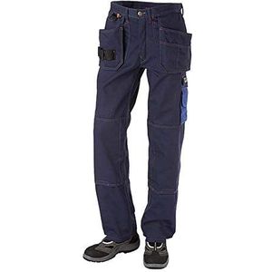 J.A.K. 920446092 Serie 9204 broek met hangzakken 65% polyester / 35% katoen met hangende zakken, marineblauw, 52 R (36/32) maat, marineblauw, koningsblauw.