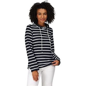 Regatta Regatta Dames Helvine Striped Fleece Sweatshirt voor dames, Navy / Wit