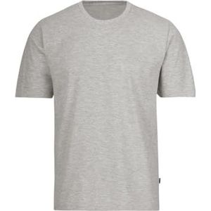 Trigema Heren T-shirt Deluxe Katoen, grijs-melange, XL