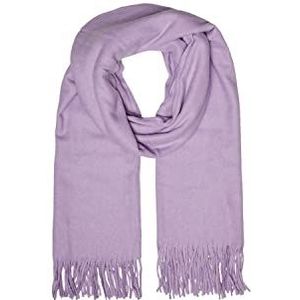 Pieces Pcjira Wool Scarf Noos damessjaal, roze, paars, Eén maat, Roze Paars