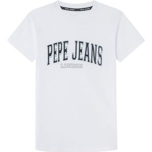 Pepe Jeans Bad T-shirt voor jongens, Wit (wit)