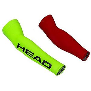 HEAD Neon Lycra Sleeves Wetsuit Unisex, Rood/Geel, Maat XL