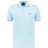 BOSS Paddy Curved heren Polo, Bright Blue431, XXL