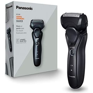 Panasonic - Personalcare ES-RT37-K503 | Scheerapparaat, 3 messen, nat en droog, 1 accessoire, 54 minuten looptijd, 1 uur oplaadtijd, gebogen roosters en 30° interne messen, zwart