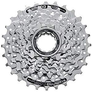 Shimano Cassette, 8 vakken, zilverkleurig, 17 x 17 x 6 cm