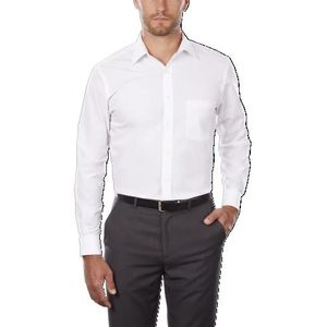 Van Heusen Oversized popeline overhemd voor heren, wit, 55 cm, hals 96 - 88 cm, mouwen, Wit.