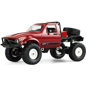 Amewi Pick-Up Truck Rood geborsteld 1:16 RC modelauto elektrische achterklepauto 4 wielaandrijving (4WD) RtR 2,4