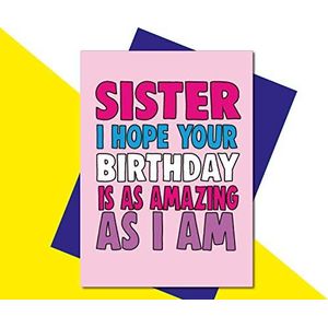C627 verjaardagskaart voor zus